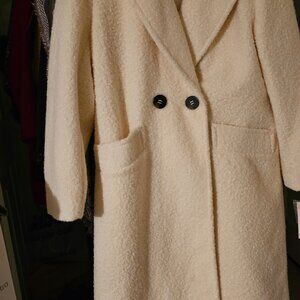 BCBGeneration Textured Double Breasted Coat